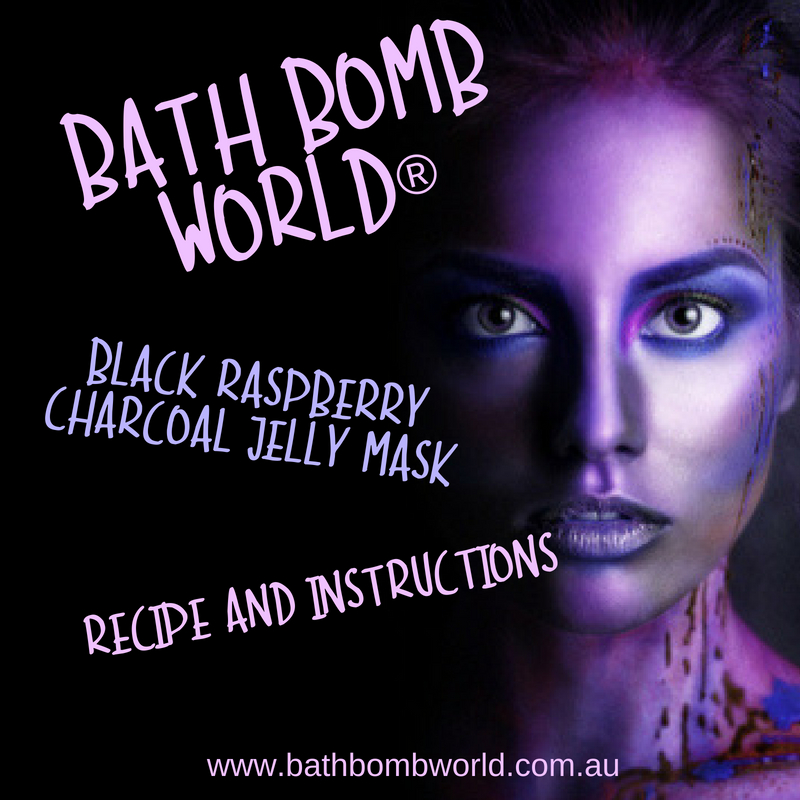 Black Raspberry Charcoal  Jelly Mask